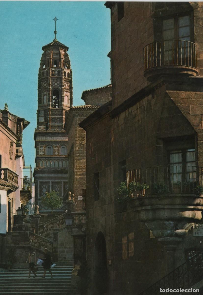 Postales: POSTAL-GRADAS DE SANTIAGO- PUEBLO ESPA&Ntilde;OL-BARCELONA