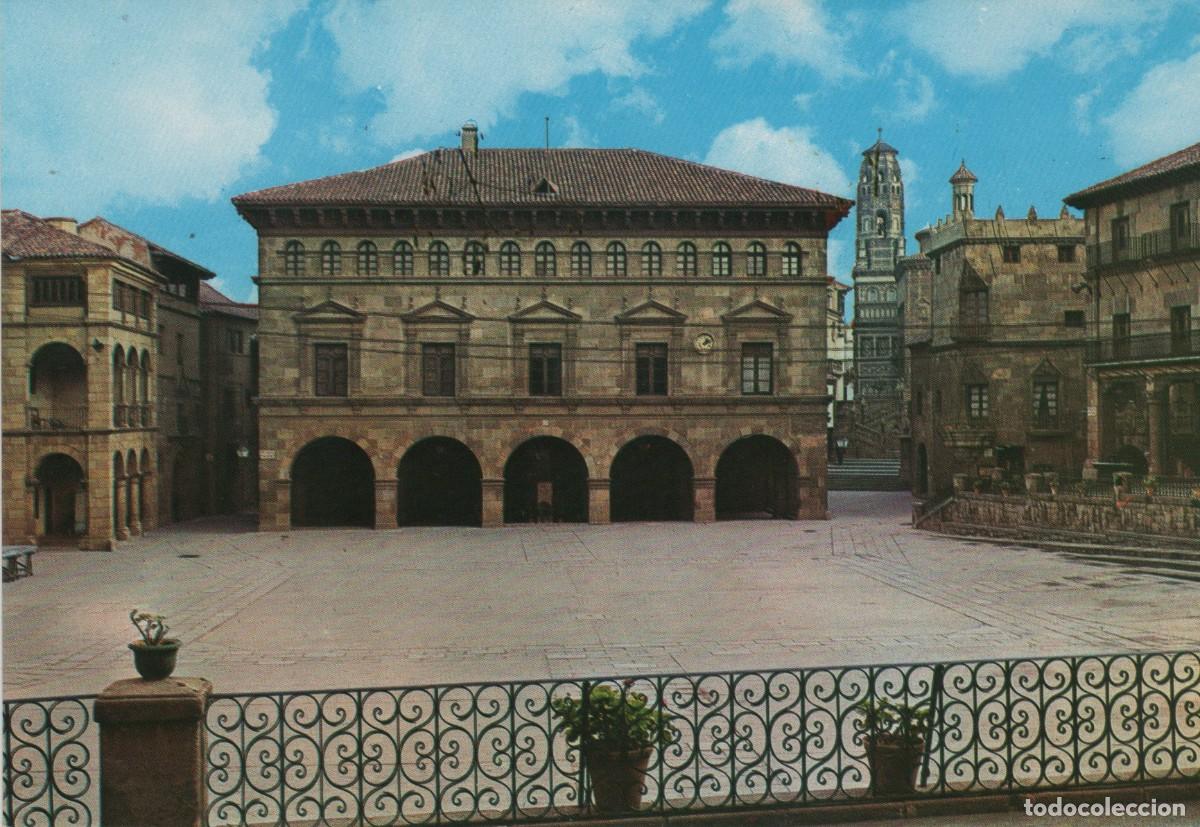 Postales: POSTAL-AYUNTAMIENTO DE VALDERROBRES- PUEBLO ESPA&Ntilde;OL-BARCELONA