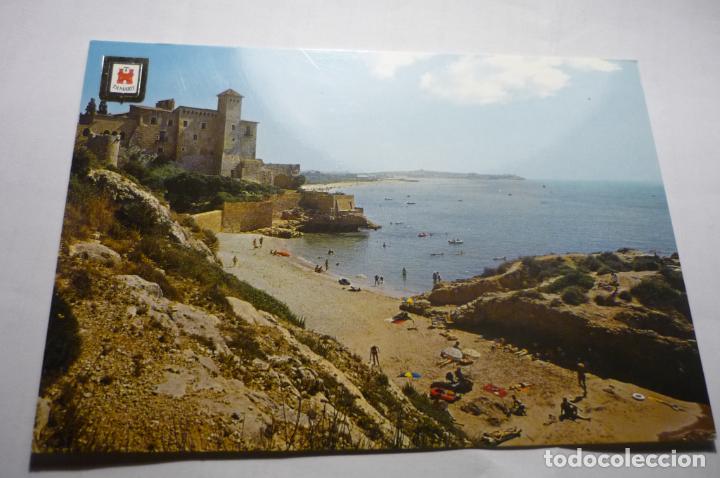 Postales: postal tamarit playa y castillo - Foto 1