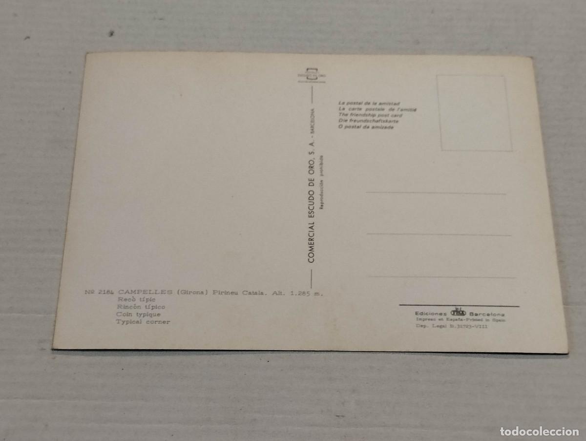Postales: RIPOLL&Egrave;S - POSTAL CAMPELLES - REC&Ograve; T&Iacute;PIC - Foto 2