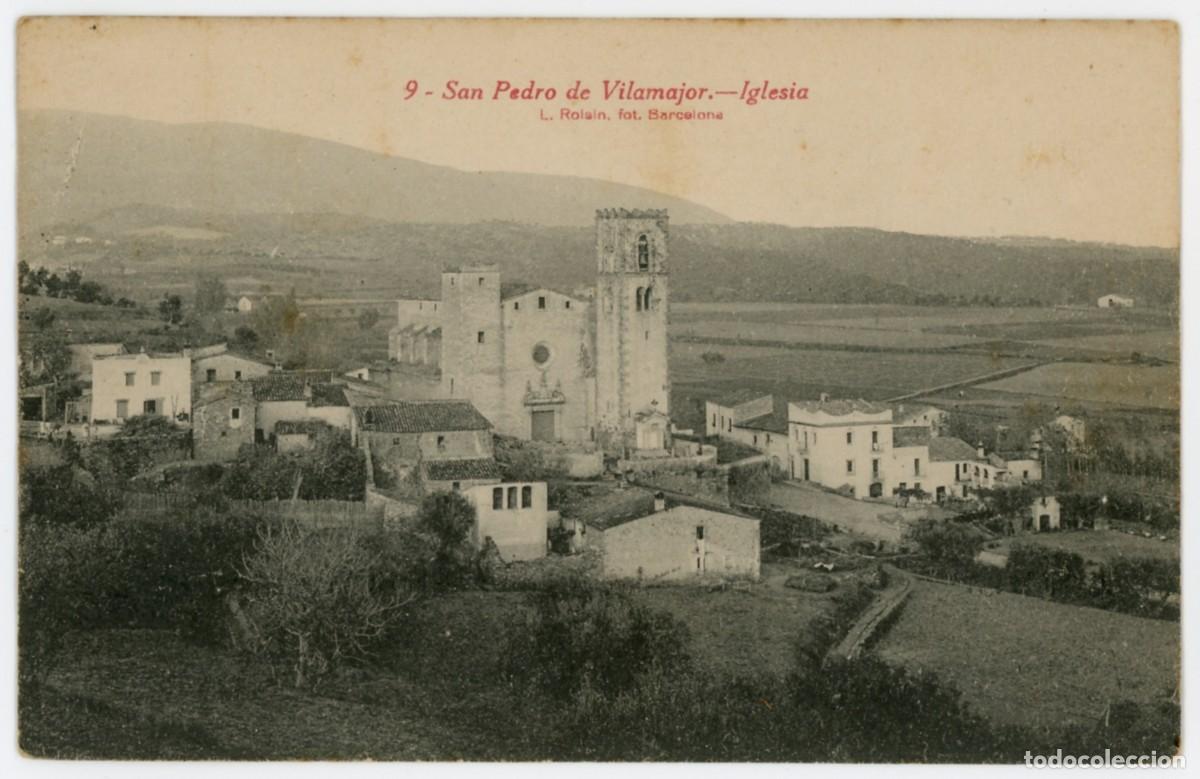 Postkarten: a08768 sant pere de vilamajor iglesia roisin n&ordm;9 circulada 1920