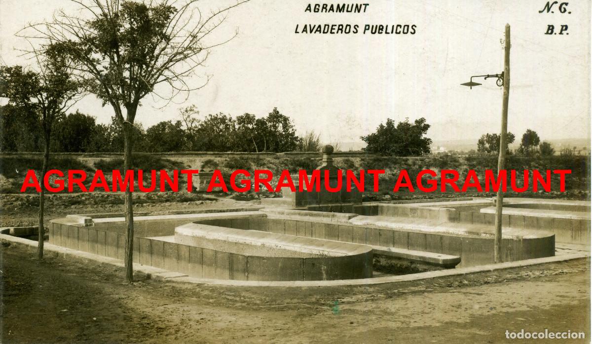 Postales: AGRAMUNT - LAVADEROS PUBLICOS - Foto 1