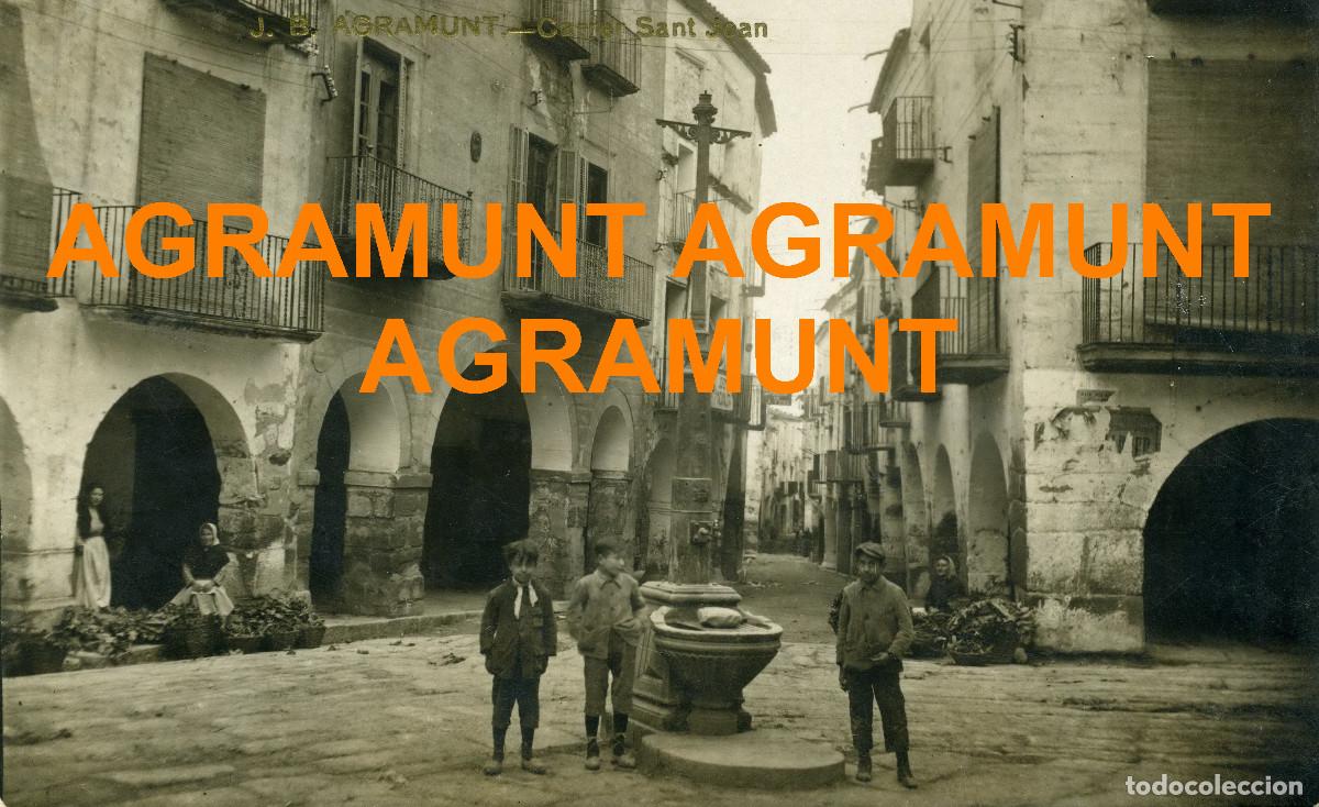 Postales: AGRAMUNT - CARRER SANT JOAN - Foto 1