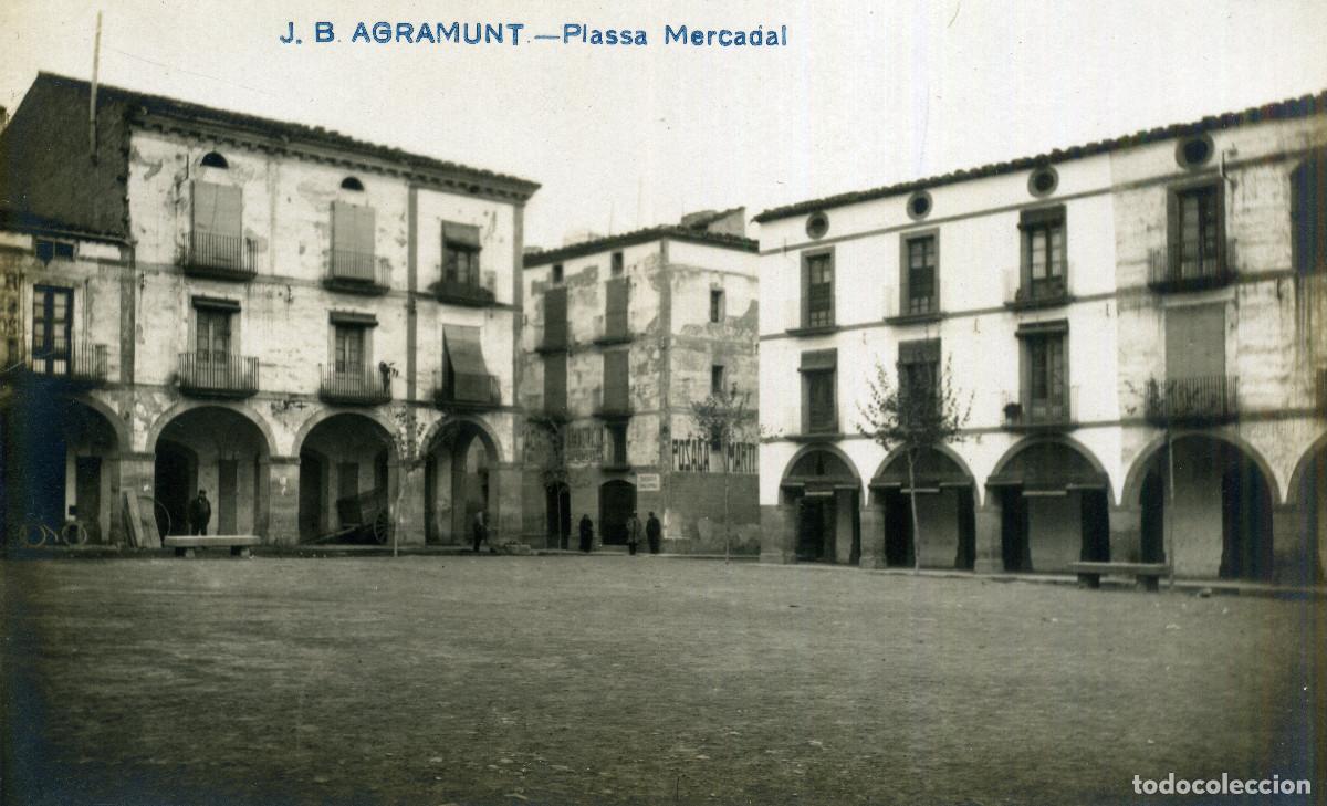Postales: AGRAMUNT - PLASSA MERCADAL - Foto 1