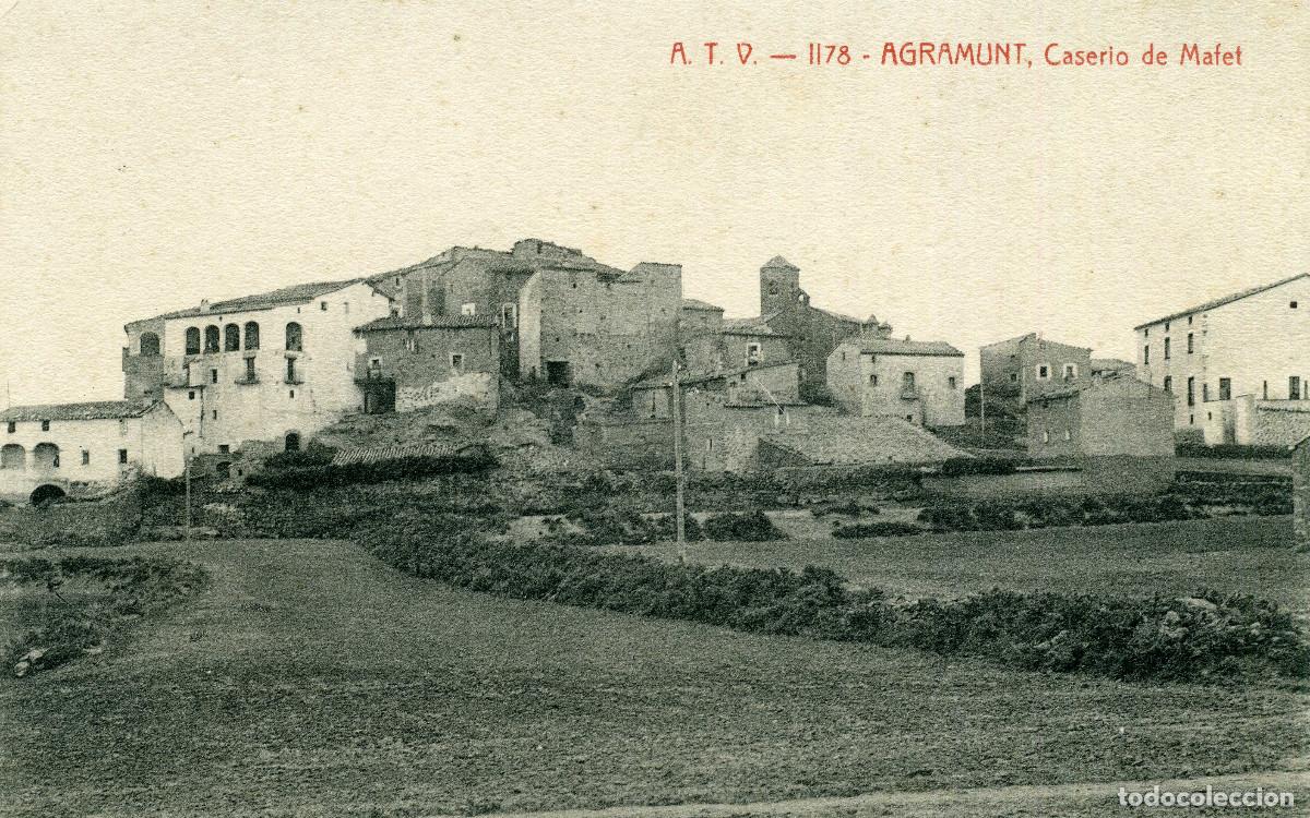 Postales: AGRAMUNT - CASERIO DE MAFET - Foto 1