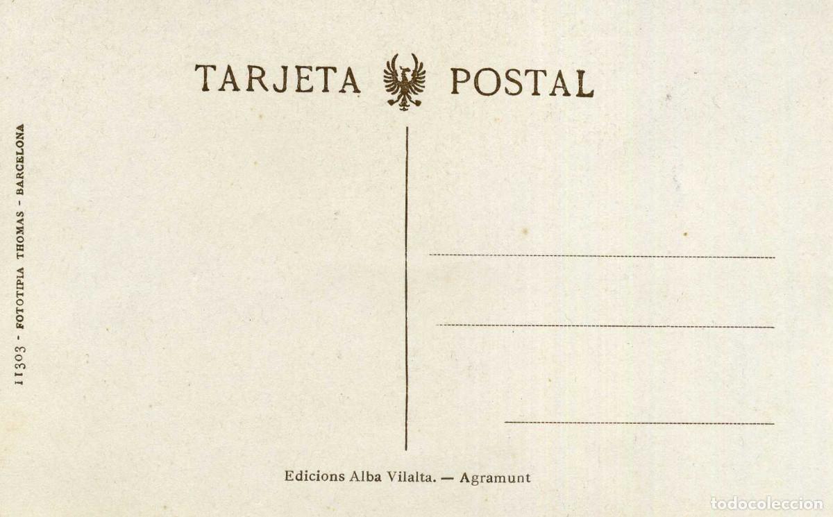 Postales: AGRAMUNT - PLA&Ccedil;A DEL MERCADAL - Foto 2