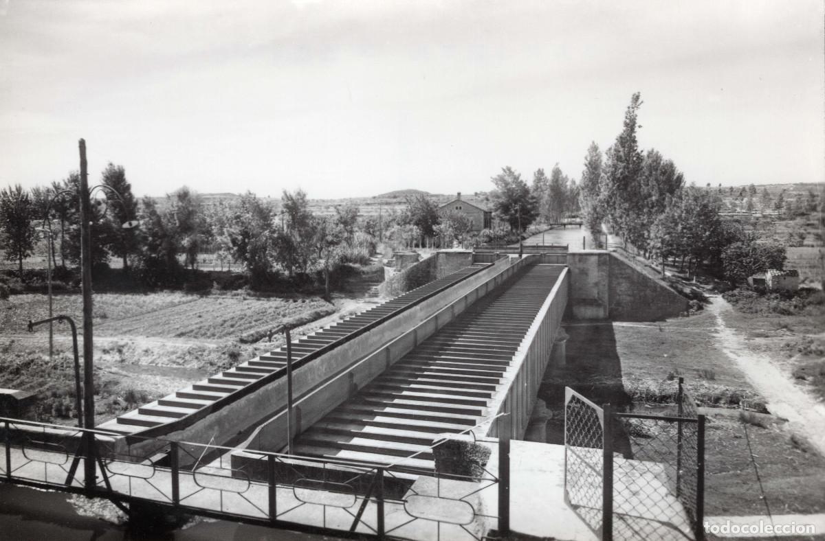 Postales: AGRAMUNT - PUENTE DE HIERRO - Foto 1
