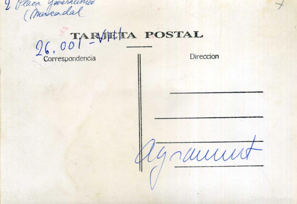 Postales: AGRAMUNT - PLA&Ccedil;A DEL GENERALISSIM (MERCADAL) - Foto 2