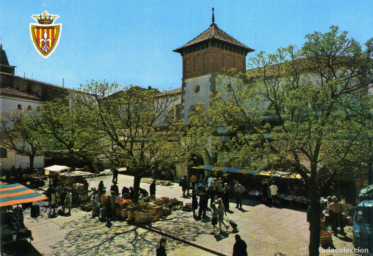 Postales: AGRAMUNT - PLAZA DEL MERCADO - Foto 1