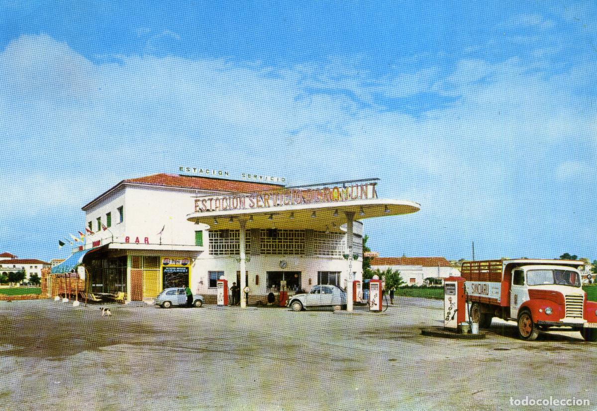 Postales: AGRAMUNT - ESTACION DE SERVICIO - Foto 1