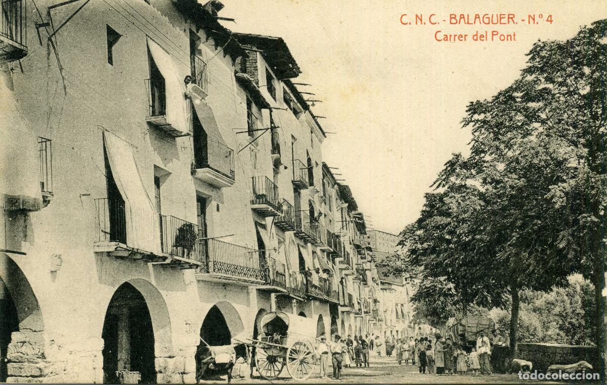 Postales: BALAGUER - CARRER DEL PONT - Foto 1