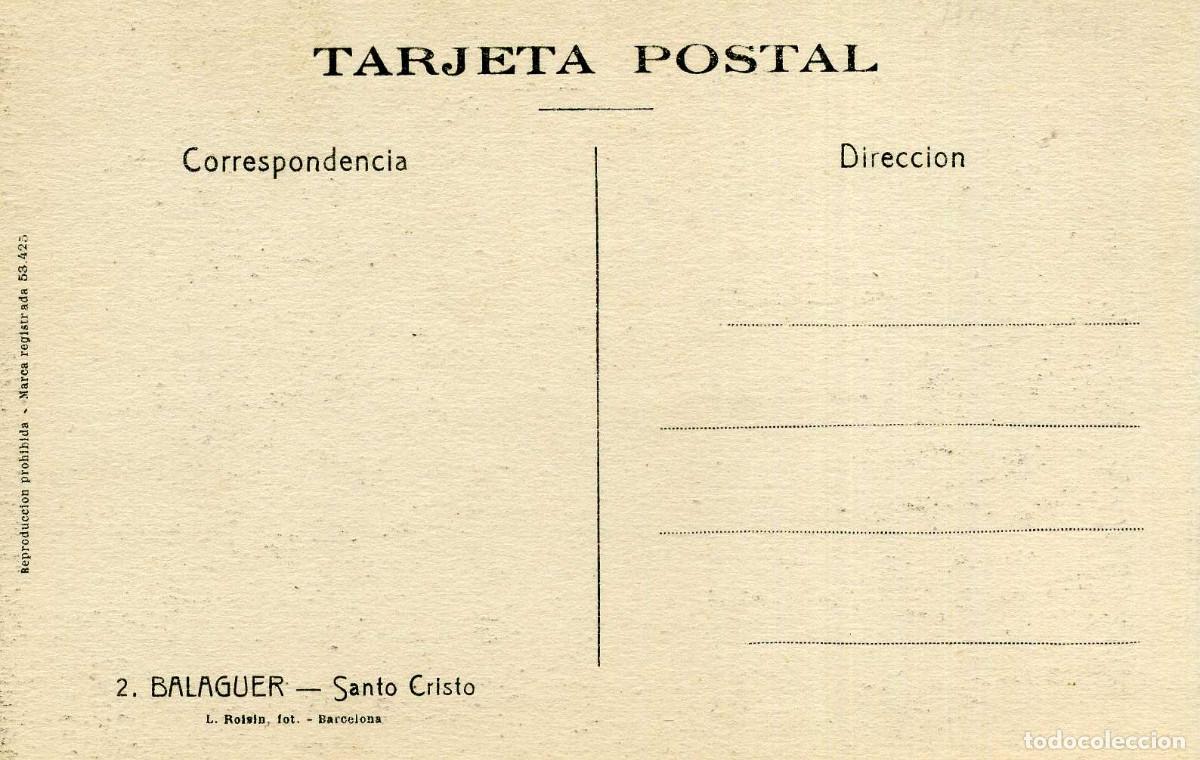 Postales: BALAGUER - SANTO CRISTO - Foto 2