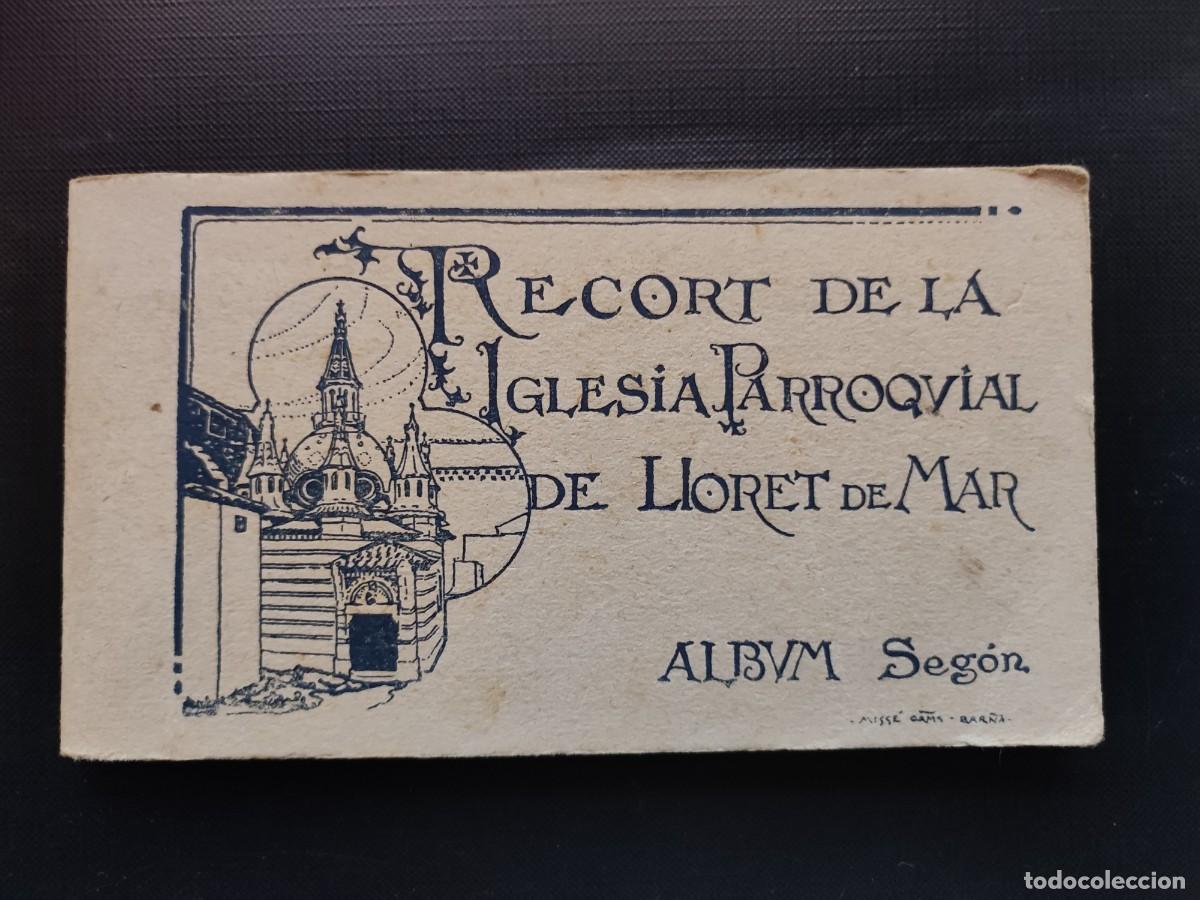 Postales: RECORT DE LA IGLESIA PARROQUIAL DE LLORET DE MAR. ALBUM SEGON 20 POSTALS.JJZ