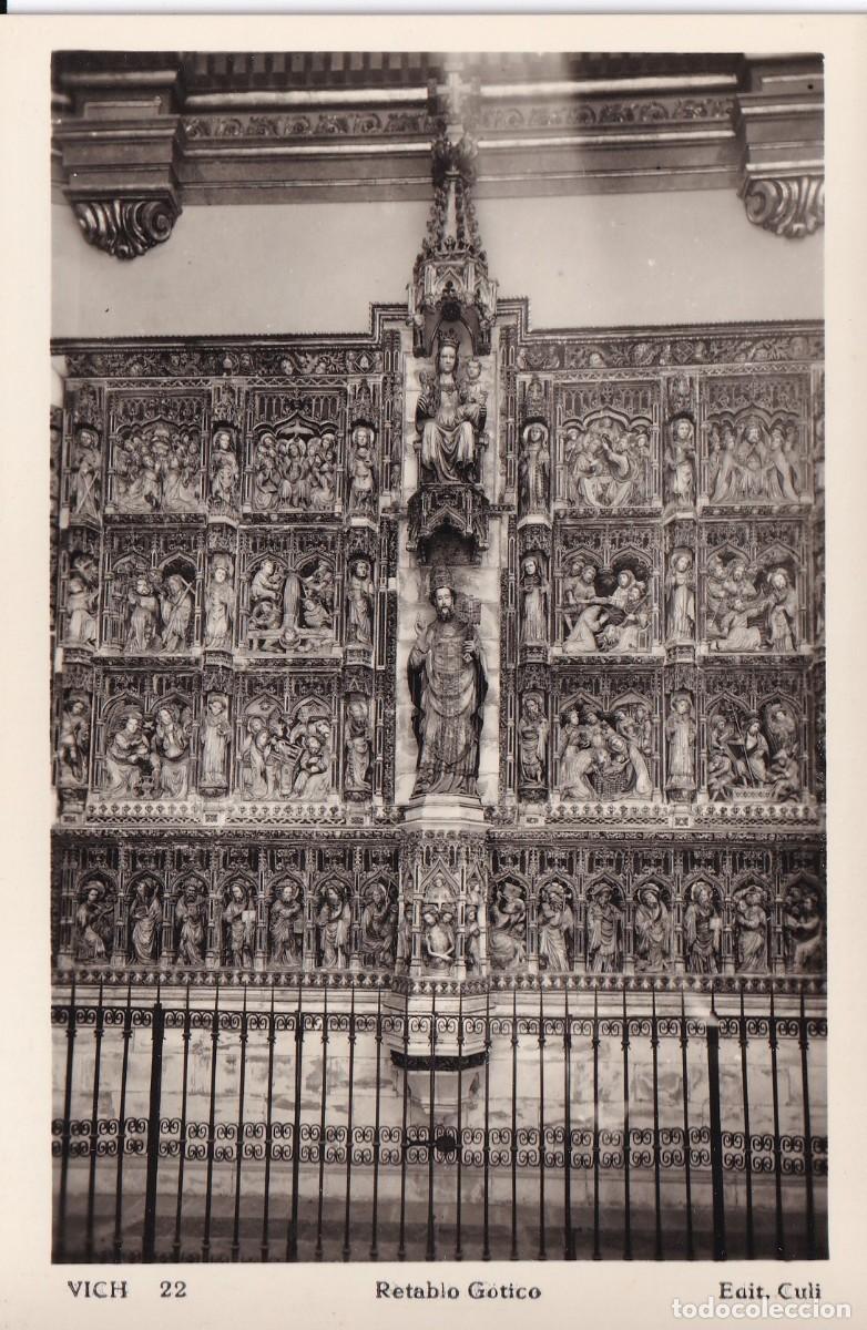 Postales: VIC - RETABLO G&Oacute;TICO - Foto 1