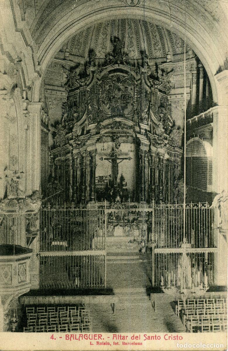 Postales: BALAGUER - ALTAR DEL SANTO CRISTO