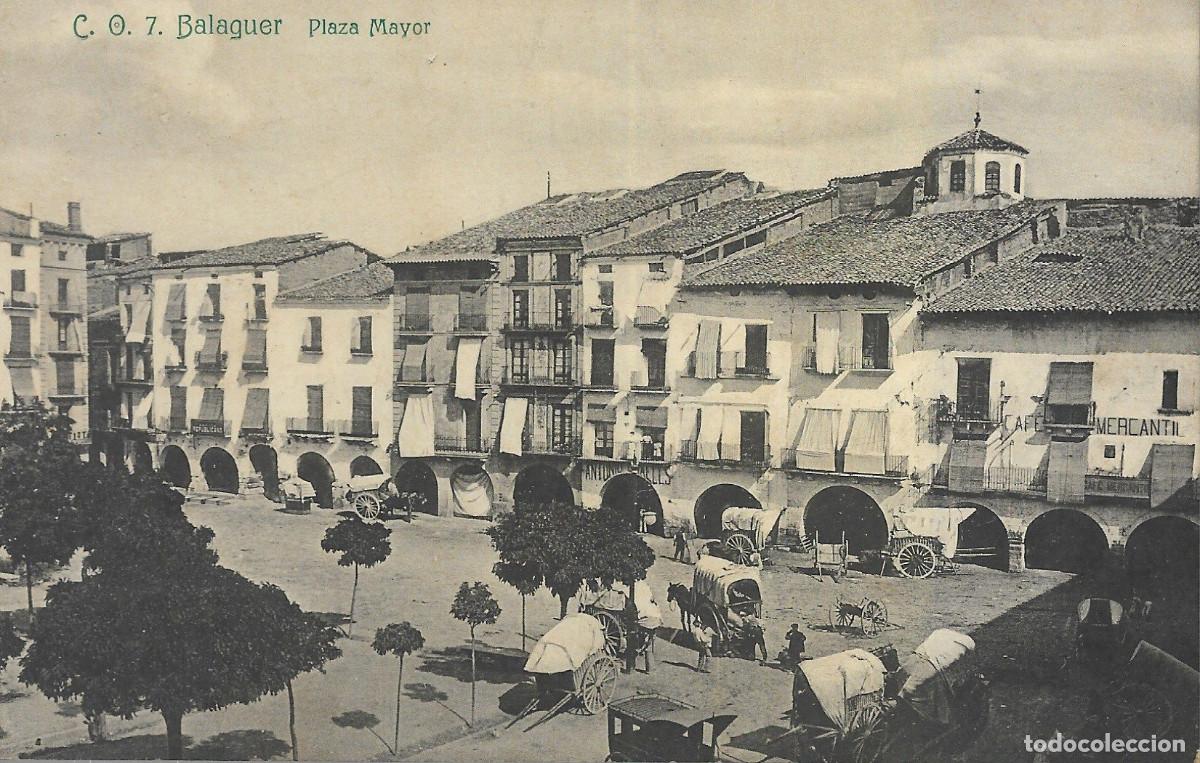 Postales: BALAGUER - PLAZA MAYOR - Foto 1