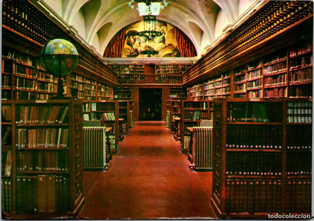 Postales: Montserrat - Biblioteca de la Abad&iacute;a - Ed. del Monasterio n&ordm; 32 - 151x105mm