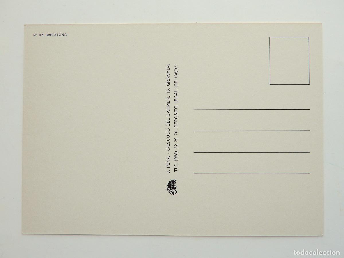 Postales: POSTAL BARCELONA #105 J.PE&Ntilde;A - Foto 2