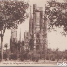 Postales: BARCELONA - TEMPLO DE LA SAGRADA FAMILIA EN CONSTRUCCIÓN - POSTALES FERGUI