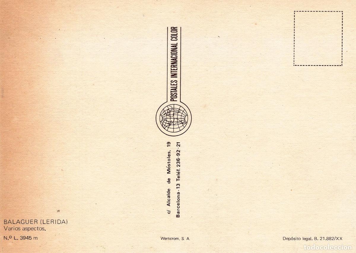 Postales: BALAGUER - VARIOS ASPECTOS - Foto 2