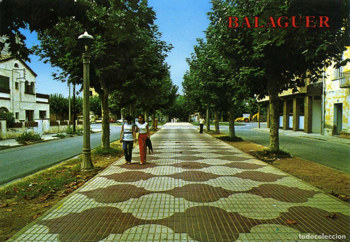 Postales: BALAGUER - PASSEIG DE L&acute;ESTACI&Oacute; - Foto 1