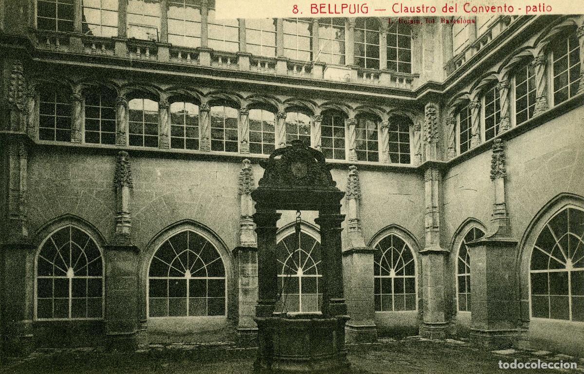 Postales: BELLPUIG - CLAUSTRO DEL CONVENTO - PATIO - Foto 1