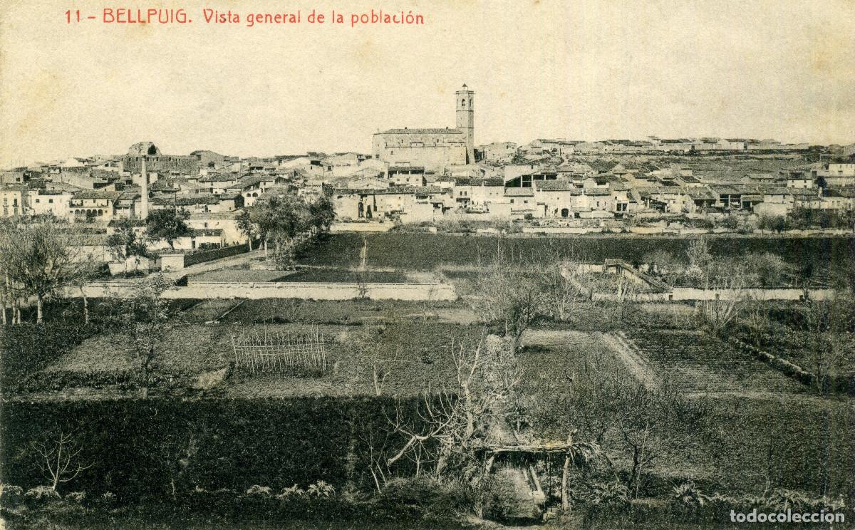 Postales: BELLPUIG - VISTA GENERAL DE LA POBLACION - Foto 1