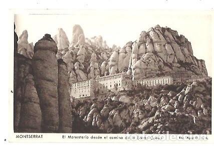 Cartoline: ANTIGUA POSTAL MONTSERRAT VISTA GENERAL DEL SANTUARIO 1952