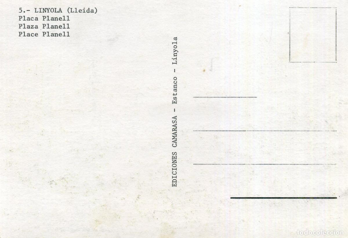 Postales: LINYOLA - PLA&Ccedil;A PLANELL - Foto 2