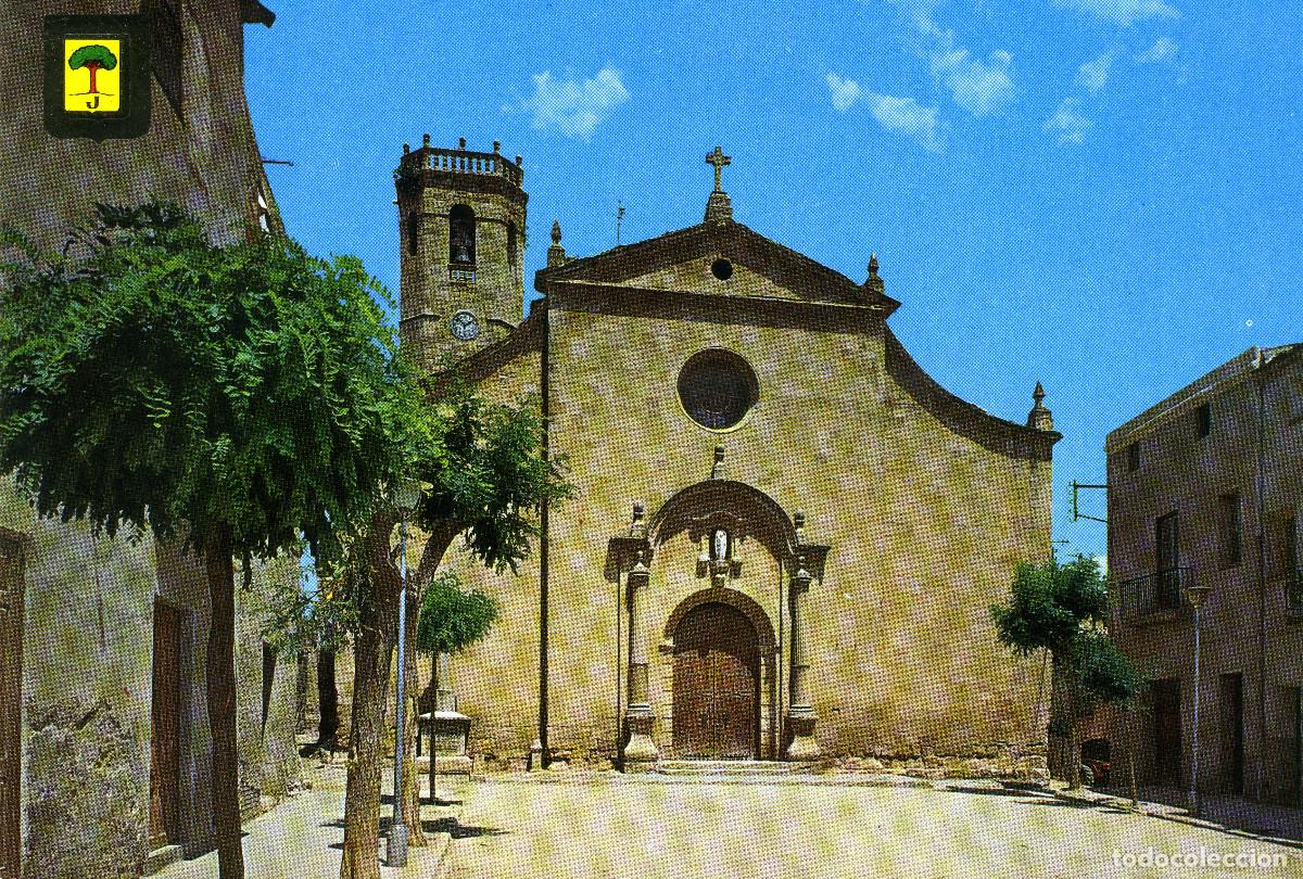 Postales: JUNEDA - ESGLESIA PARROQUIAL - Foto 1