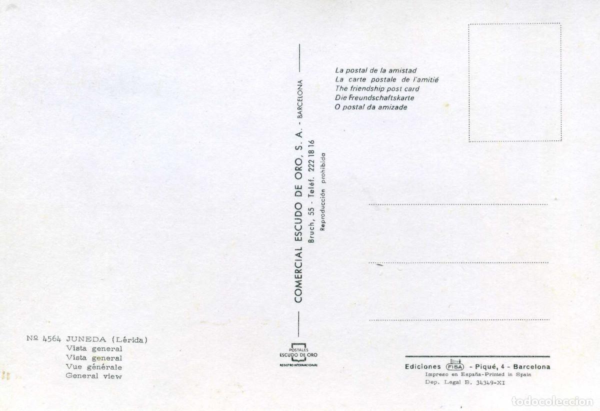 Postales: JUNEDA - VISTA GENERAL - Foto 2