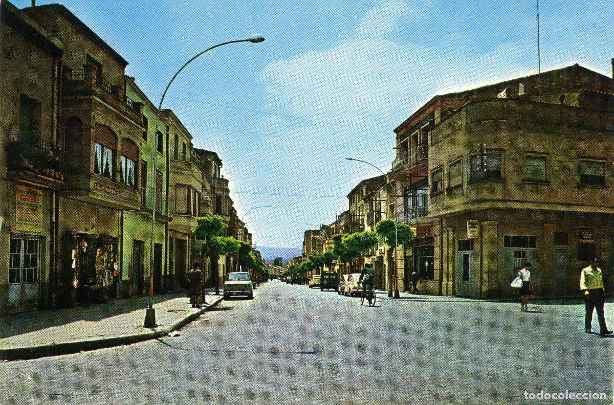 Postales: JUNEDA - CALLE DEL GENERALISIMO - Foto 1