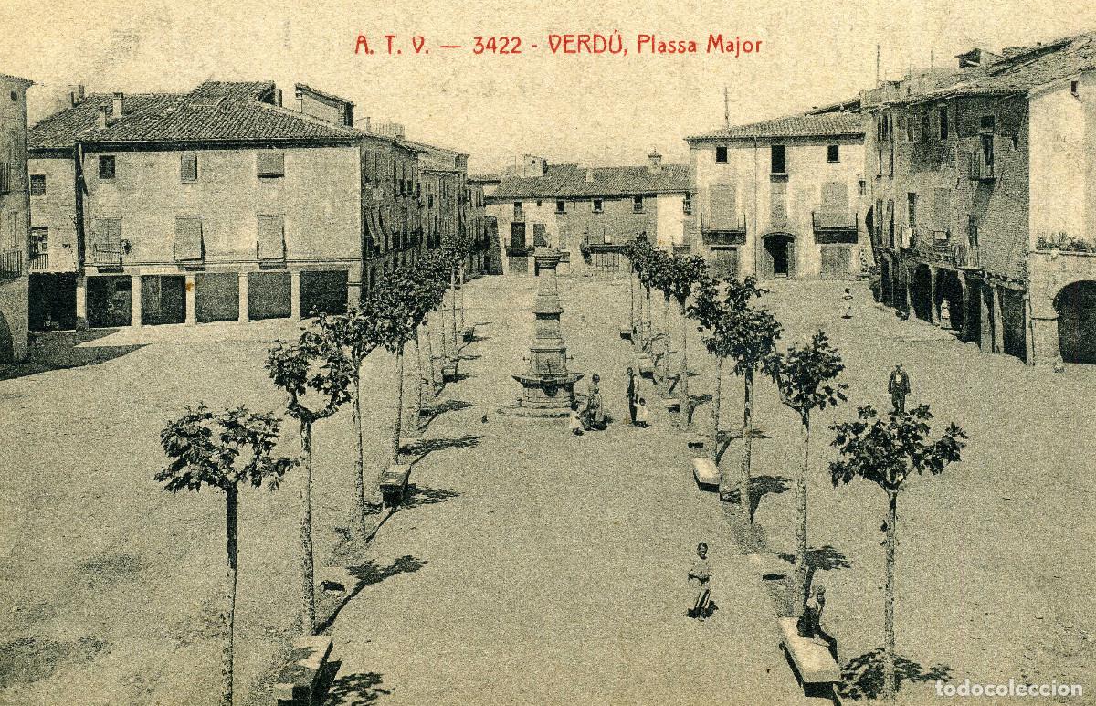 Postales: VERD&Uacute; - PLASSA MAJOR - Foto 1