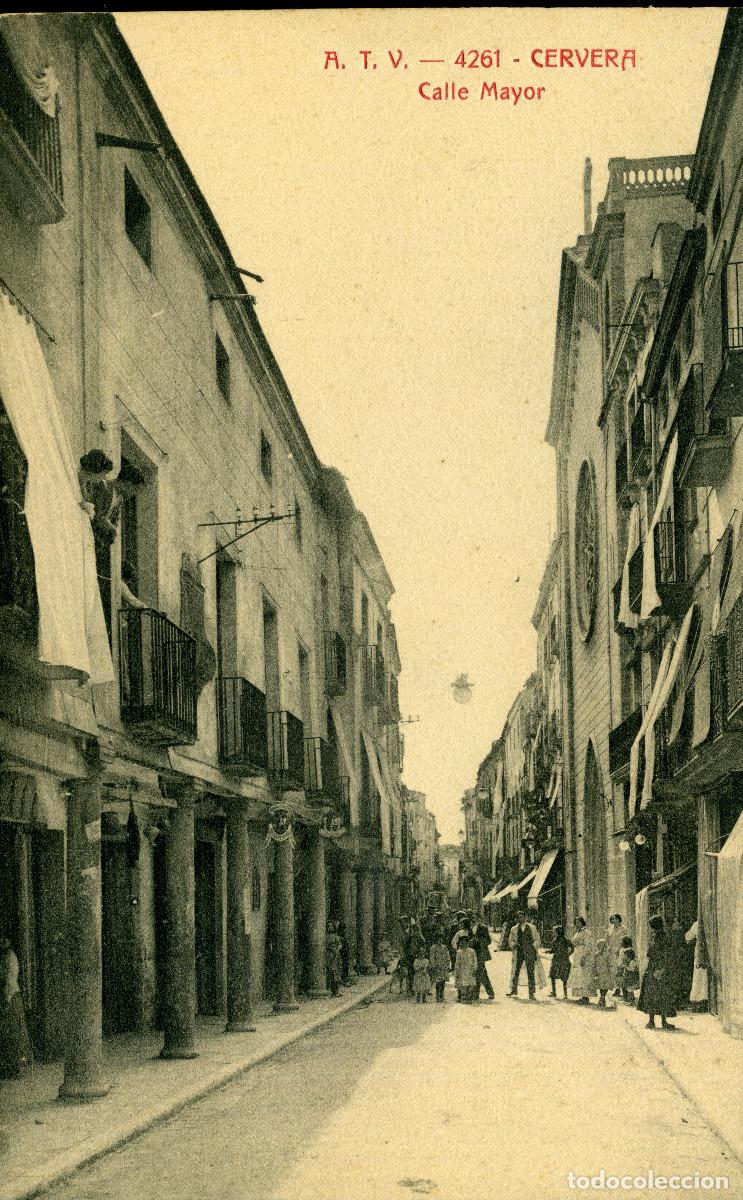 Postales: CERVERA - CALLE MAYOR - Foto 1