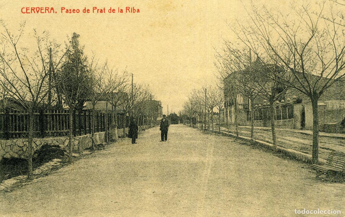 Postales: CERVERA - PASEO DE PRAT DE LA RIBA - Foto 1