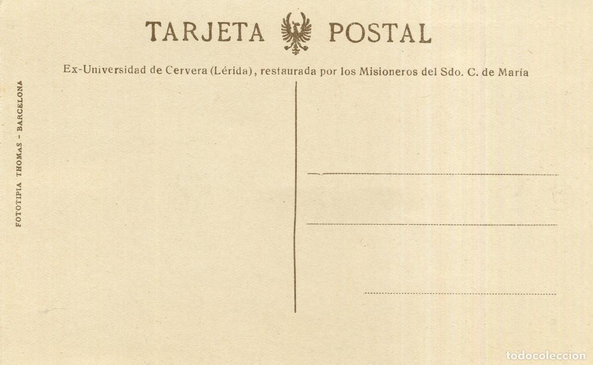 Postales: CERVERA - EX-UNIVERSIDAD - Foto 2