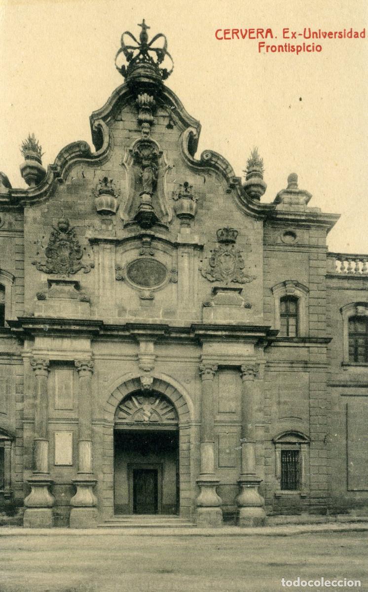 Postales: CERVERA - EX-UNIVERSIDAD FRONTISPICIO - Foto 1