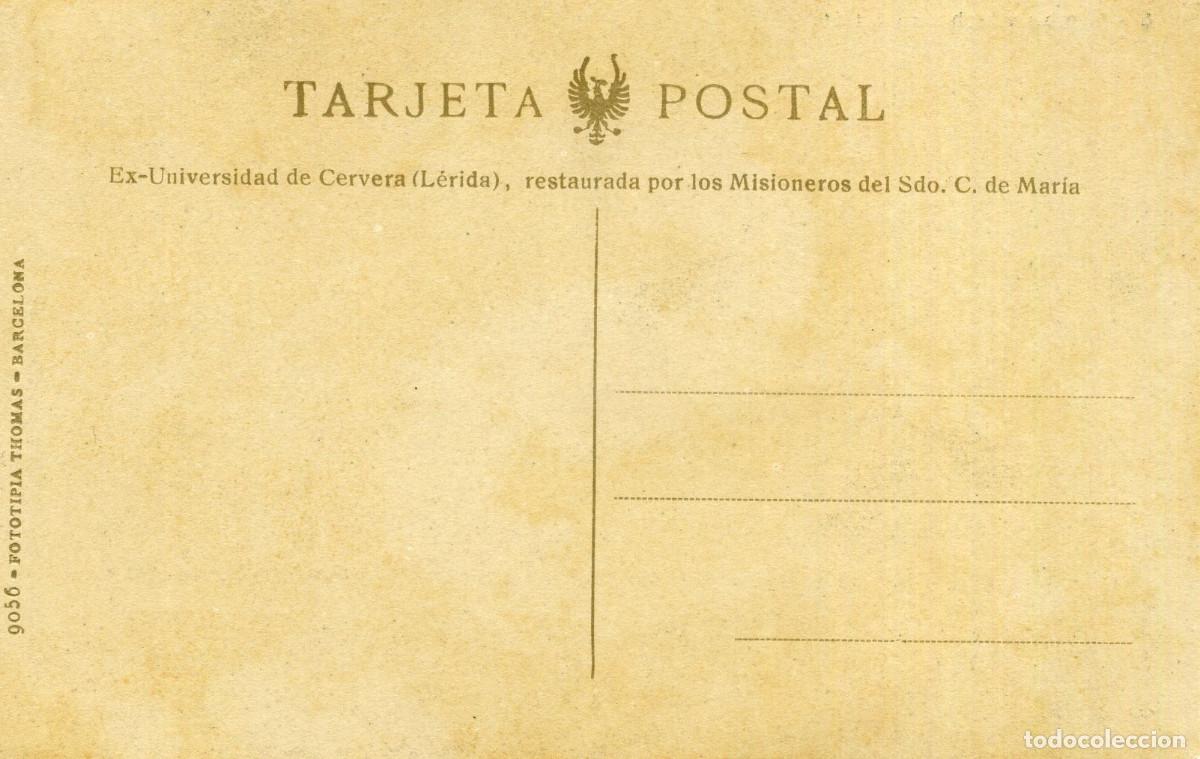Postales: CERVERA - RAMBLA Y FACHADA INTERIOR - Foto 2