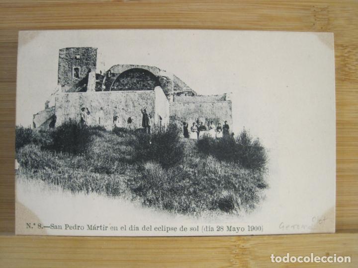 Postais: SAN PEDRO MARTIR EN EL DIA DEL ECLIPSE DEL SOL-REVERSO SIN DIVIDIR-POSTAL ANTIGUA-(101.978)