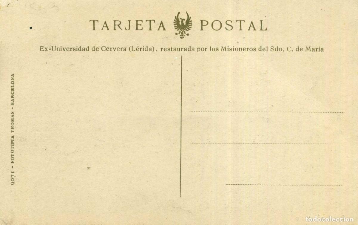 Postales: CERVERA - REFECTORIO - Foto 2