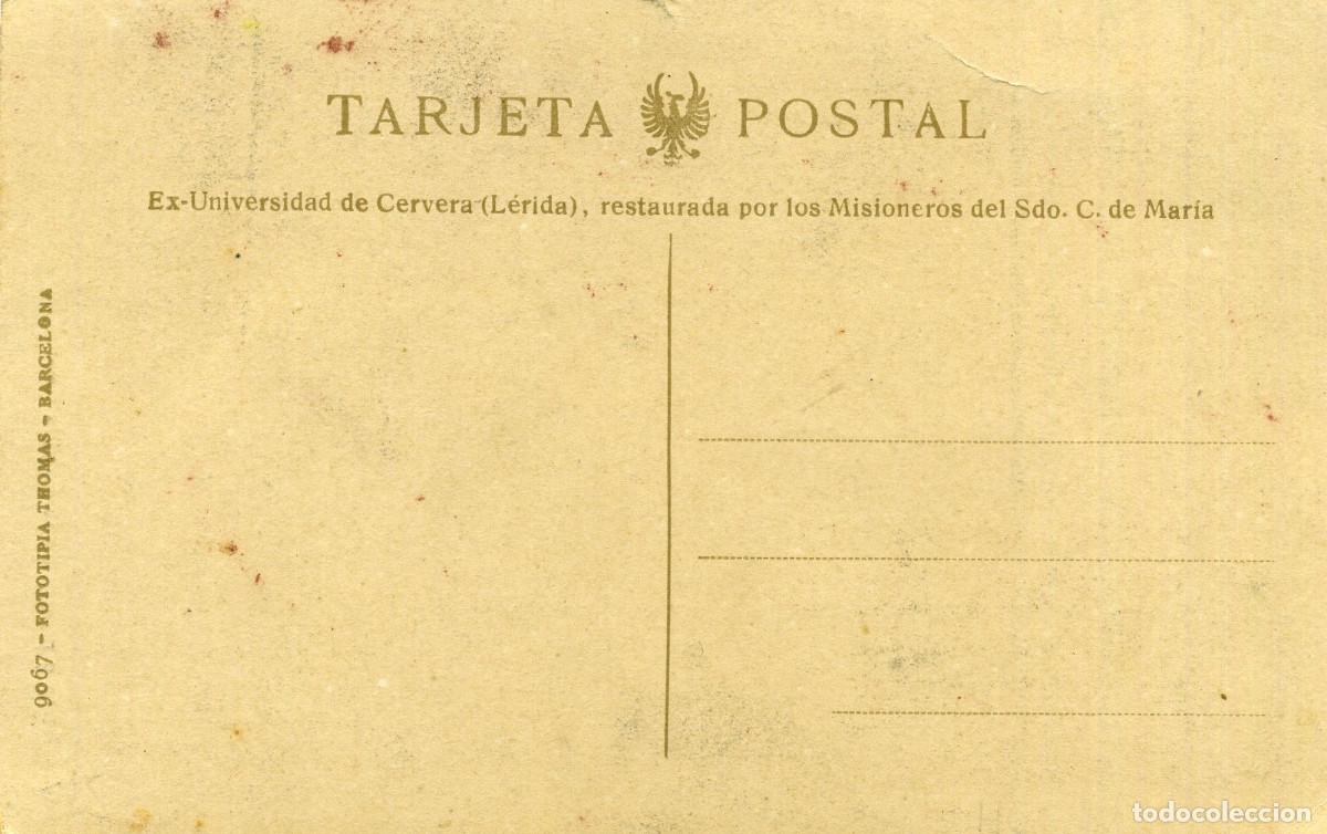 Postales: CERVERA - ATRIO Y PUERTA DE LA CAPILLA REAL - Foto 2