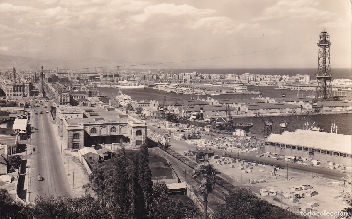 Postales: BARCELONA PANORAMICA DEL PUERTO - Foto 1