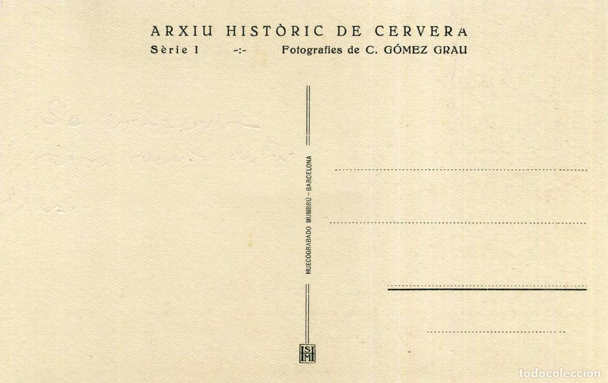 Postales: CERVERA - UNIVERSITAT - Foto 2