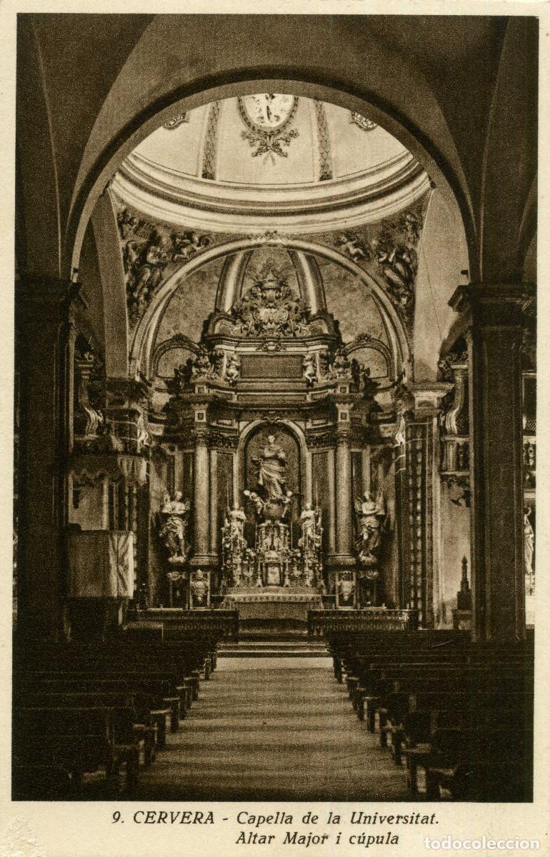 Postales: CERVERA - CAPELLA DE LA UNIVERSITAT - Foto 1