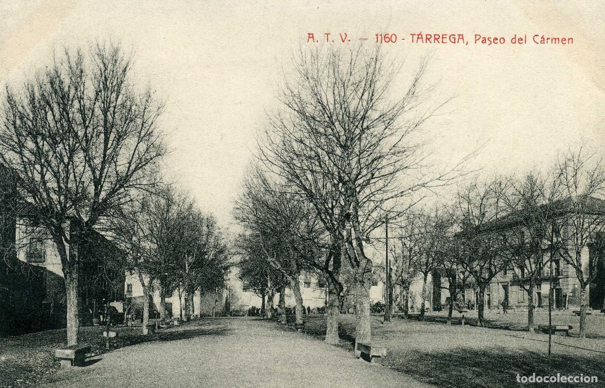 Postales: T&Aacute;RREGA - PASEO DEL CARMEN - Foto 1