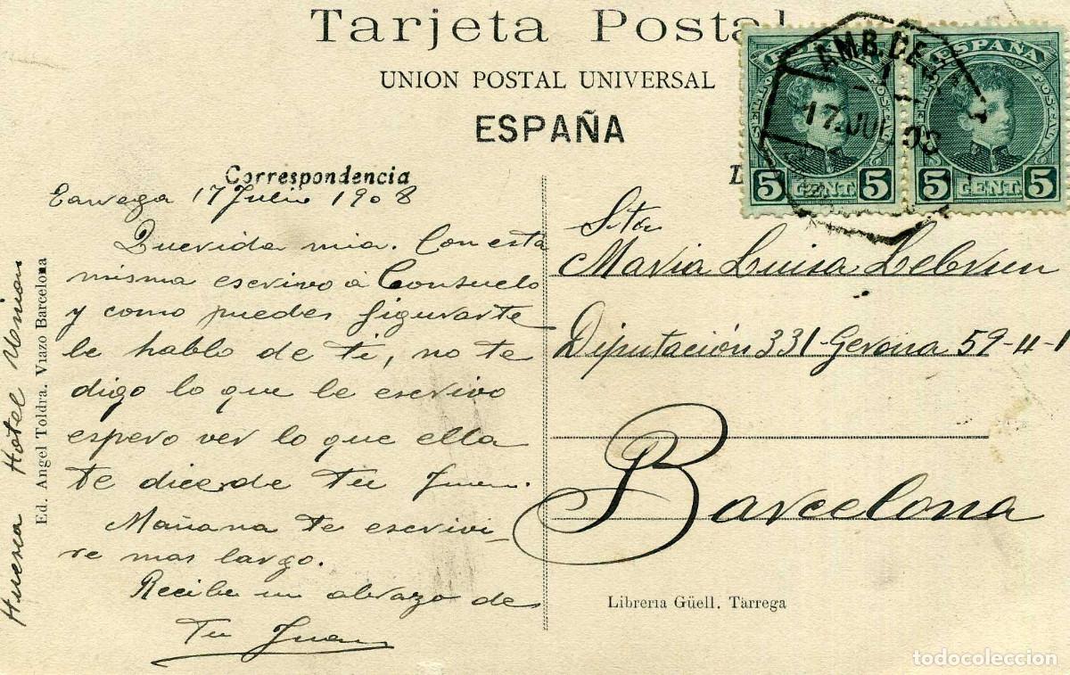 Postales: T&Aacute;RREGA - CALLE DEL CARMEN - Foto 2