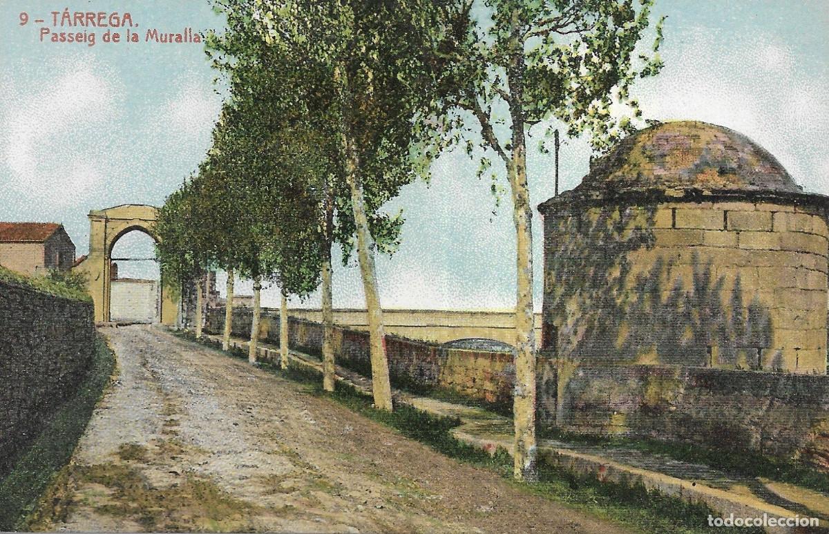 Postales: T&Aacute;RREGA - PASSEIG DE LA MURALLA - Foto 1