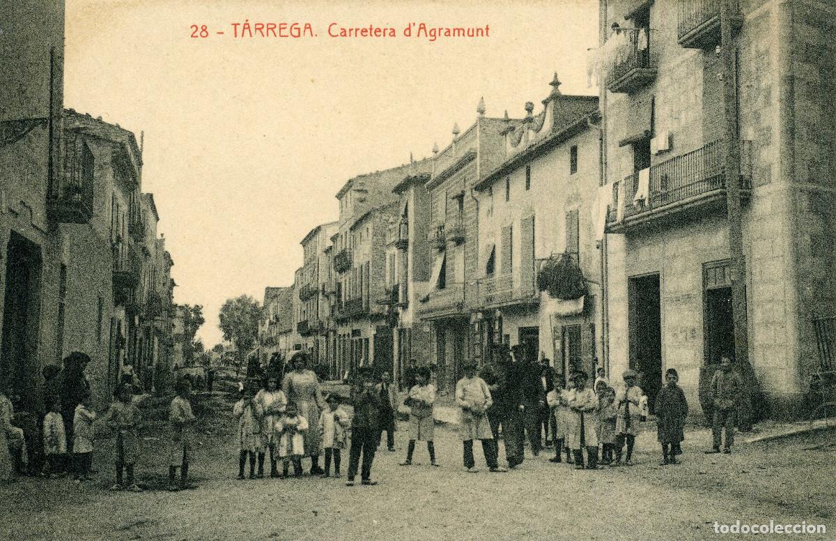 Postales: T&Aacute;RREGA - CARRETERA D&acute;AGRAMUNT - Foto 1