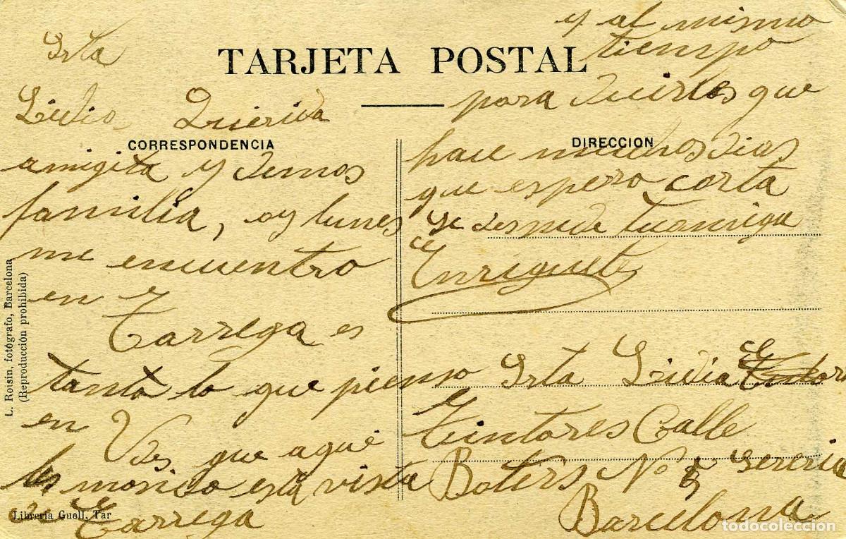 Postales: T&Aacute;RREGA - PASSEIG DEL CARME - Foto 2