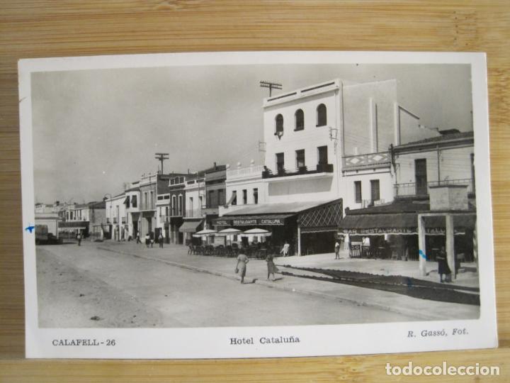 Cartoline: CALAFELL-HOTEL CATALU&Ntilde;A-R.GASSO FOT-26-FOTOGRAFICA-POSTAL ANTIGUA-(102.159)